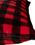 Dog red plaid