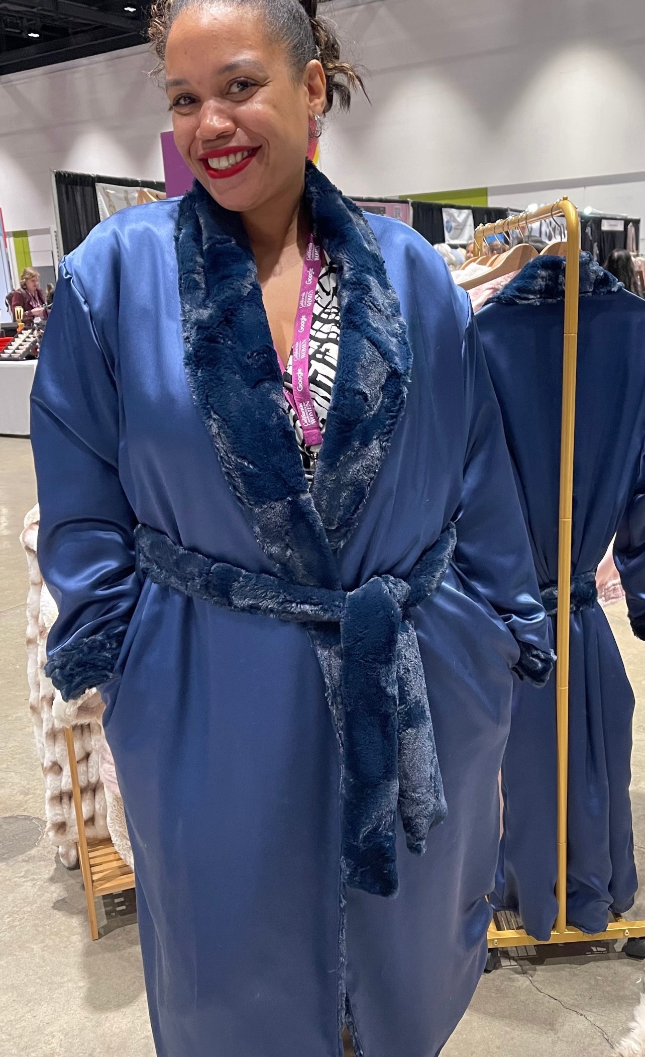 Navy Hampton's Robe