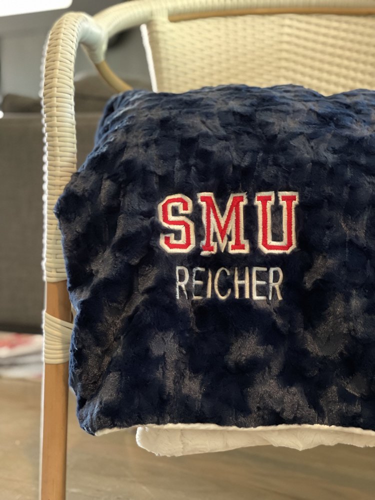 College blankets personalized